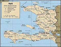 carte d'Haiti