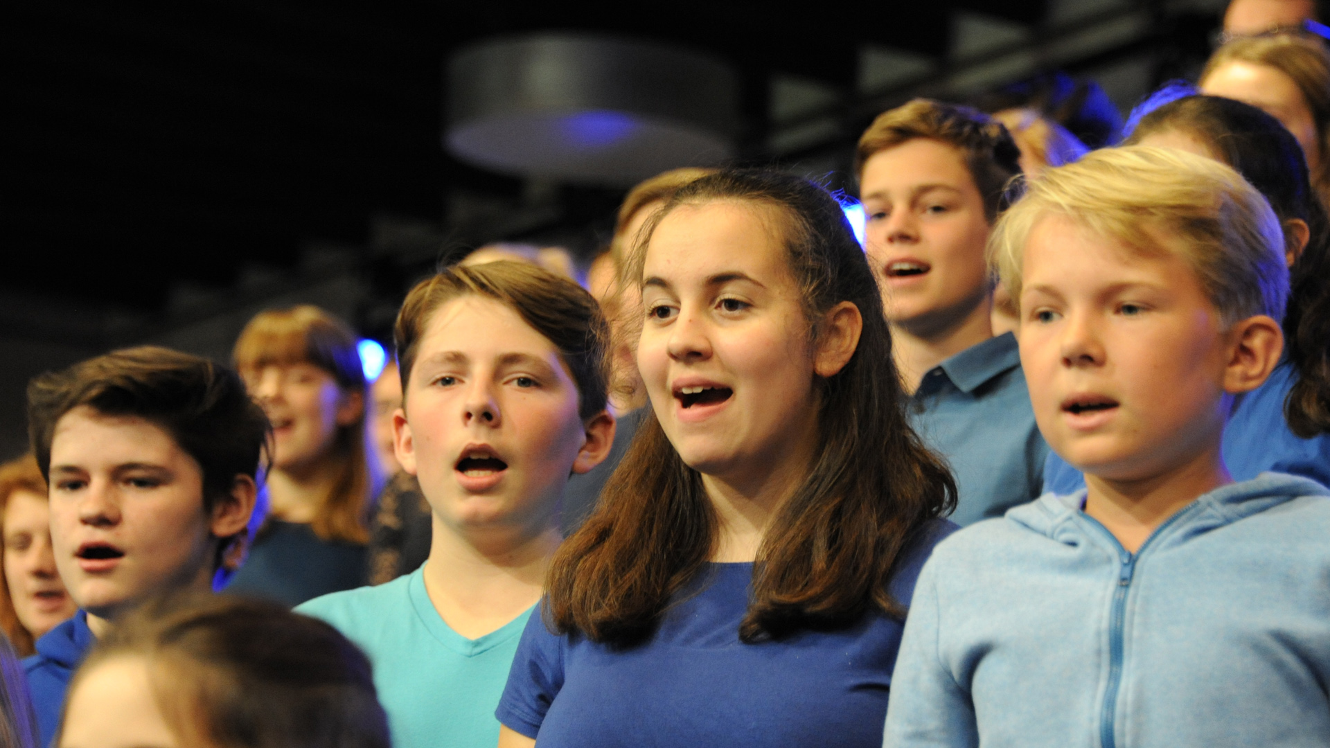 The Children and Youth Choir of Theater Bonn during performance at COP23 opening ceremony