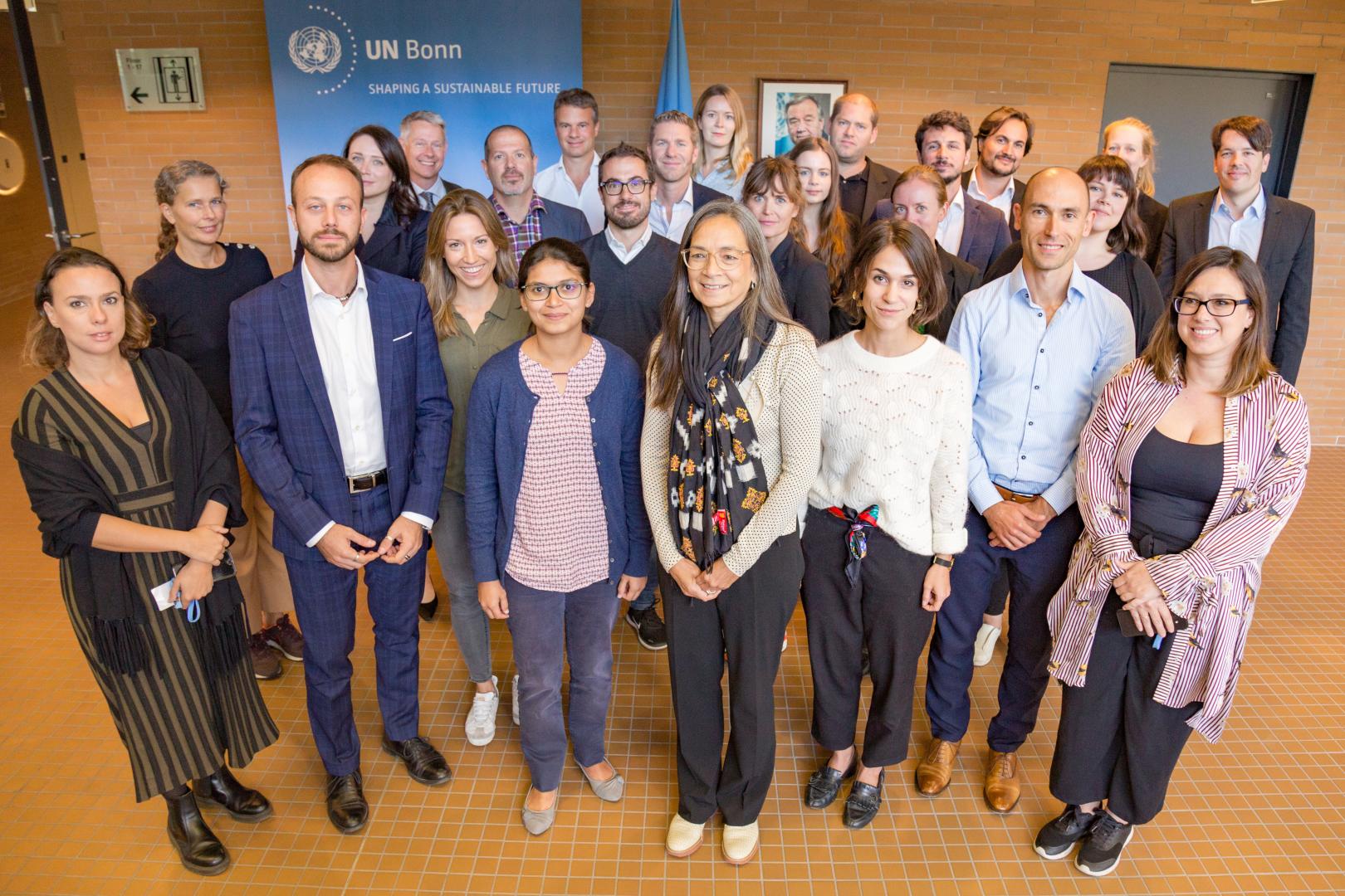 Family photo of Fashion Representatives present at the second meeting in Bonn