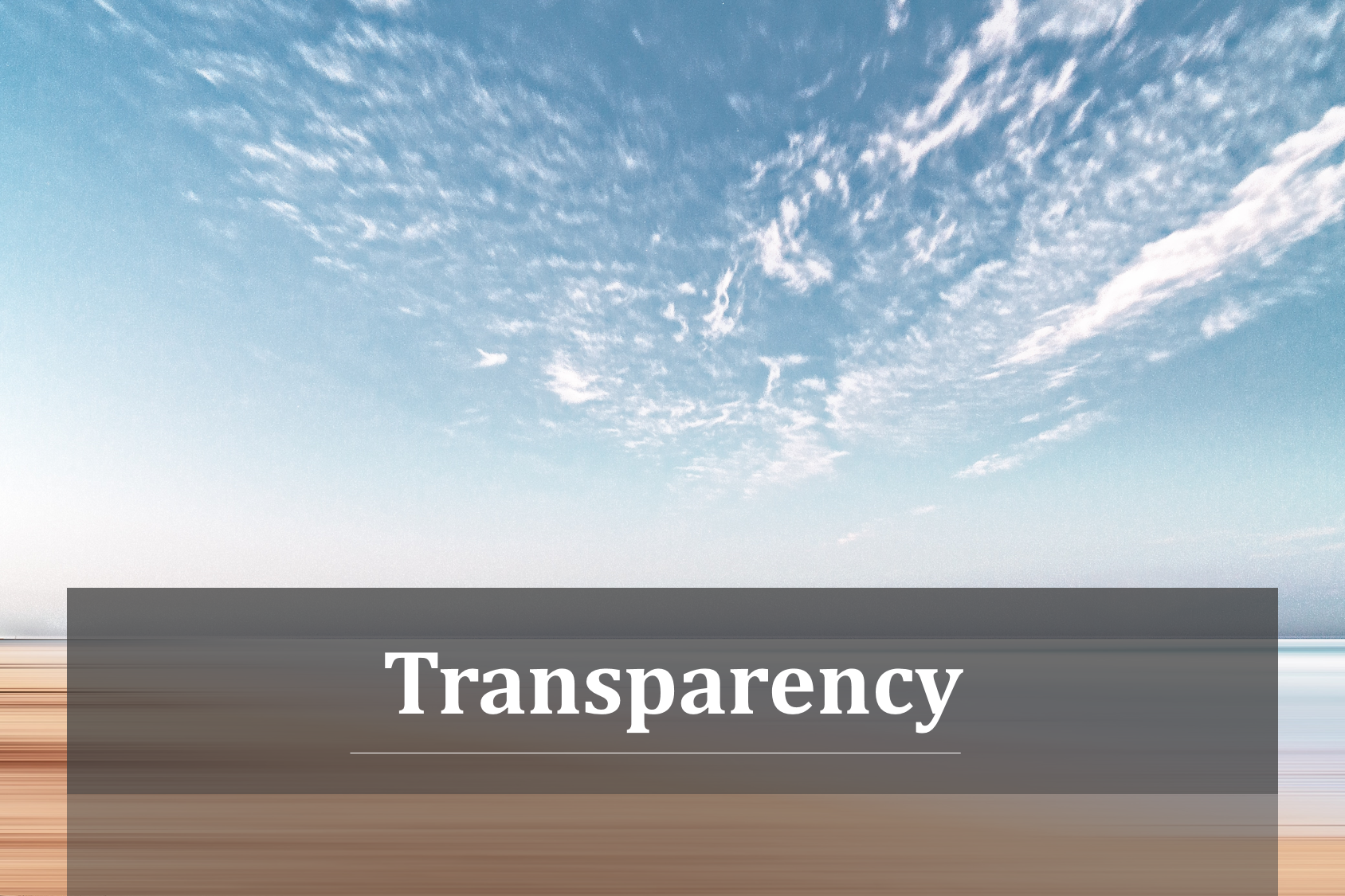 Transparency