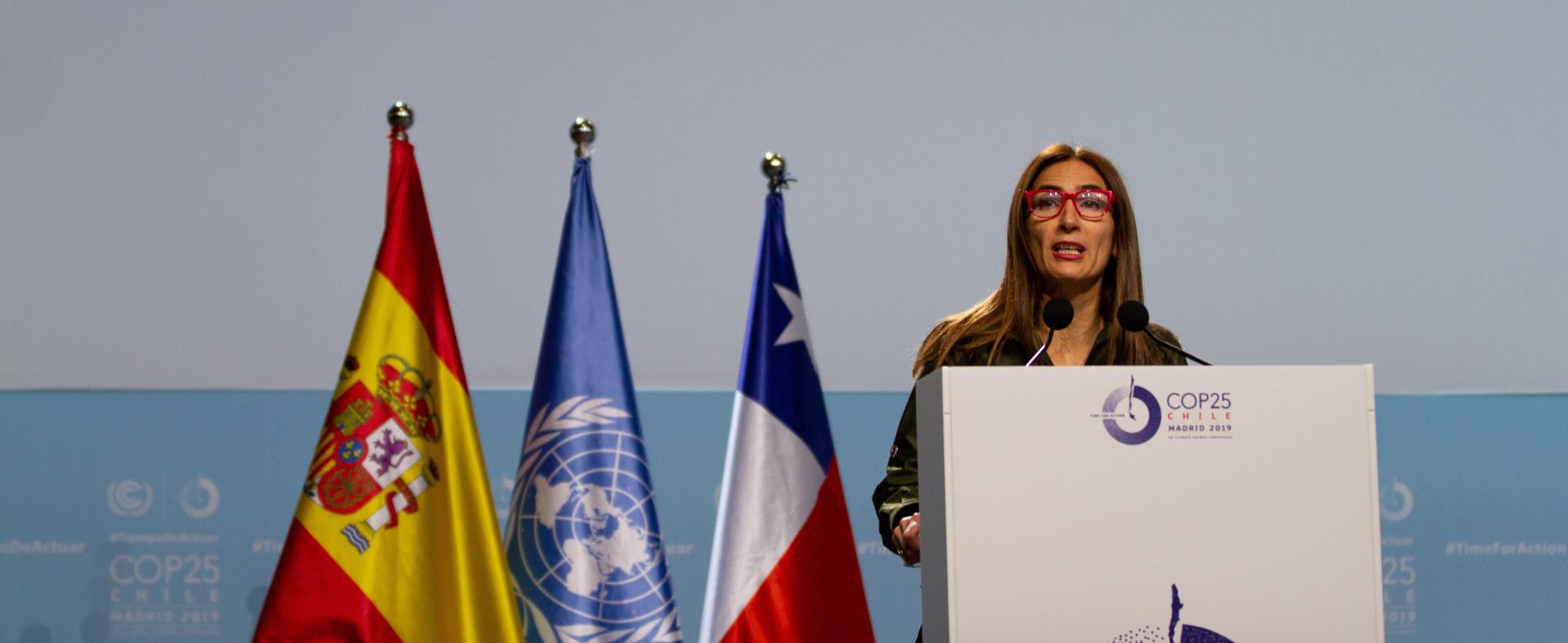 President COP25 Caroline Schmidt