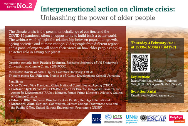 Intergenerational action on climate crisis