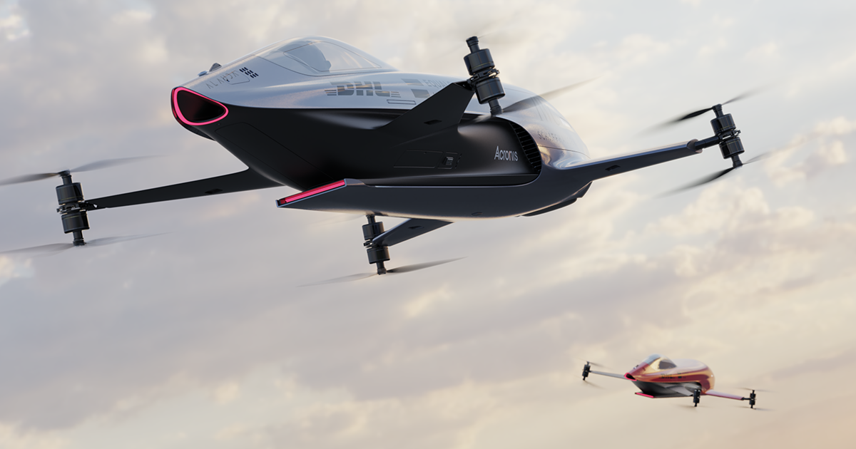 Image of an Airspeeder - electrically powered flying vehicle