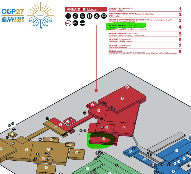 meeting room 21, Area E, COP27