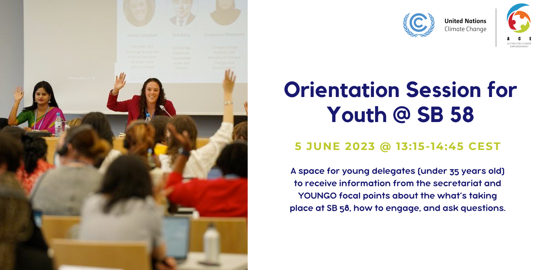 Orientation session for youth