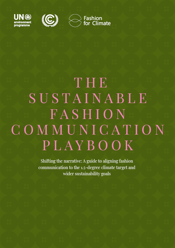 Sustainable Fashion Communication Playbook cover