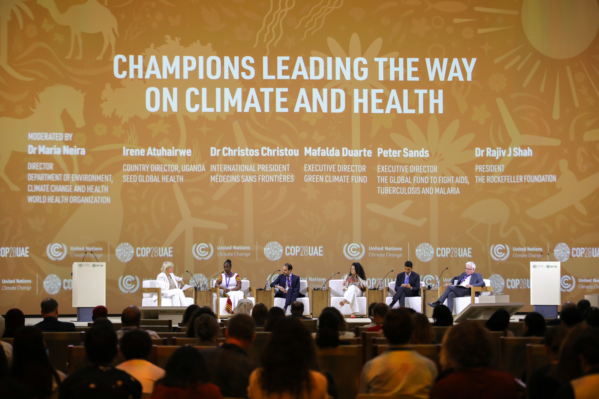 Champions leading the way on climate and health.