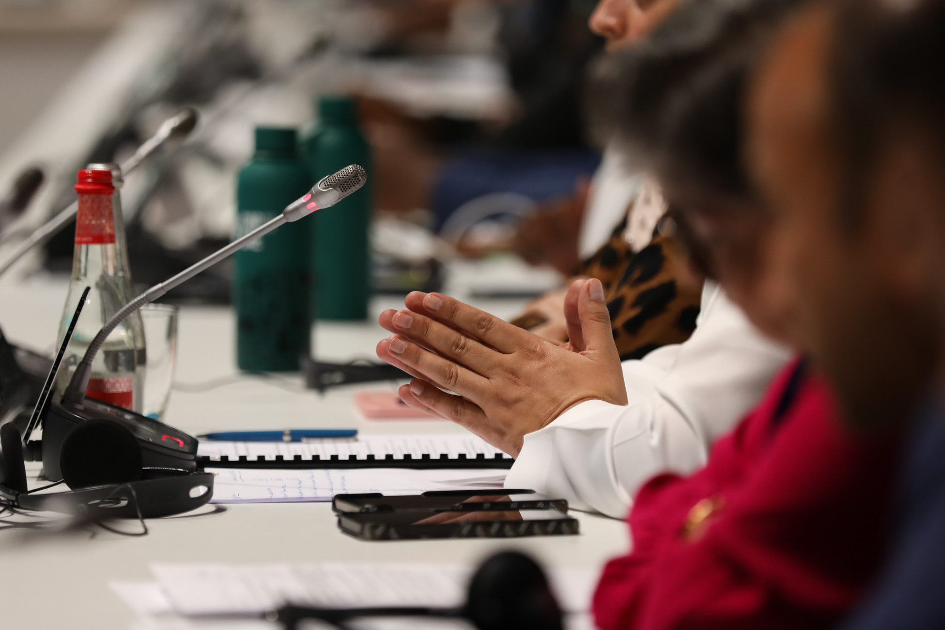 Delegates consider text at COP28