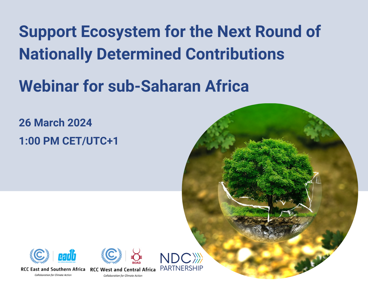 RCC West and Central Africa and RCC East and Southern Africa: NDCs Webinar for Africa region