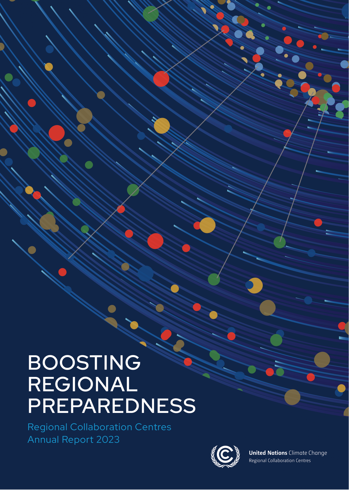 RCC Annual Report 2023 - Cover of the publication entitled "Boosting Regional Preparedness".