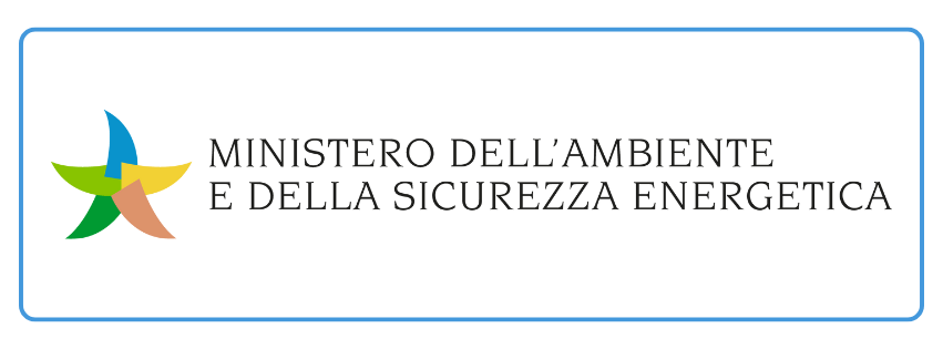 Italian ministry logo. 