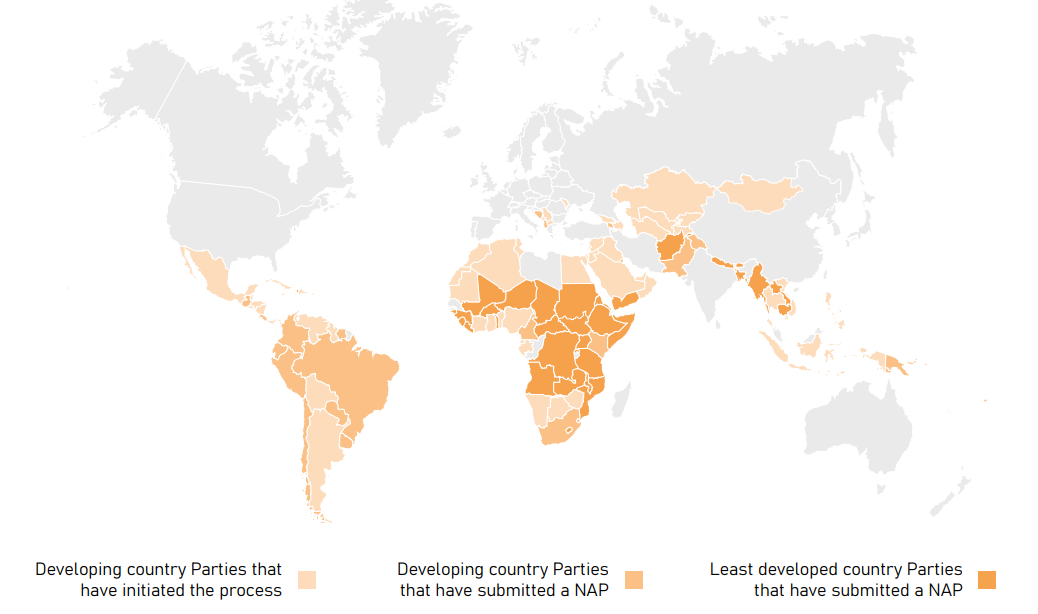 NAP Progress Map 2023