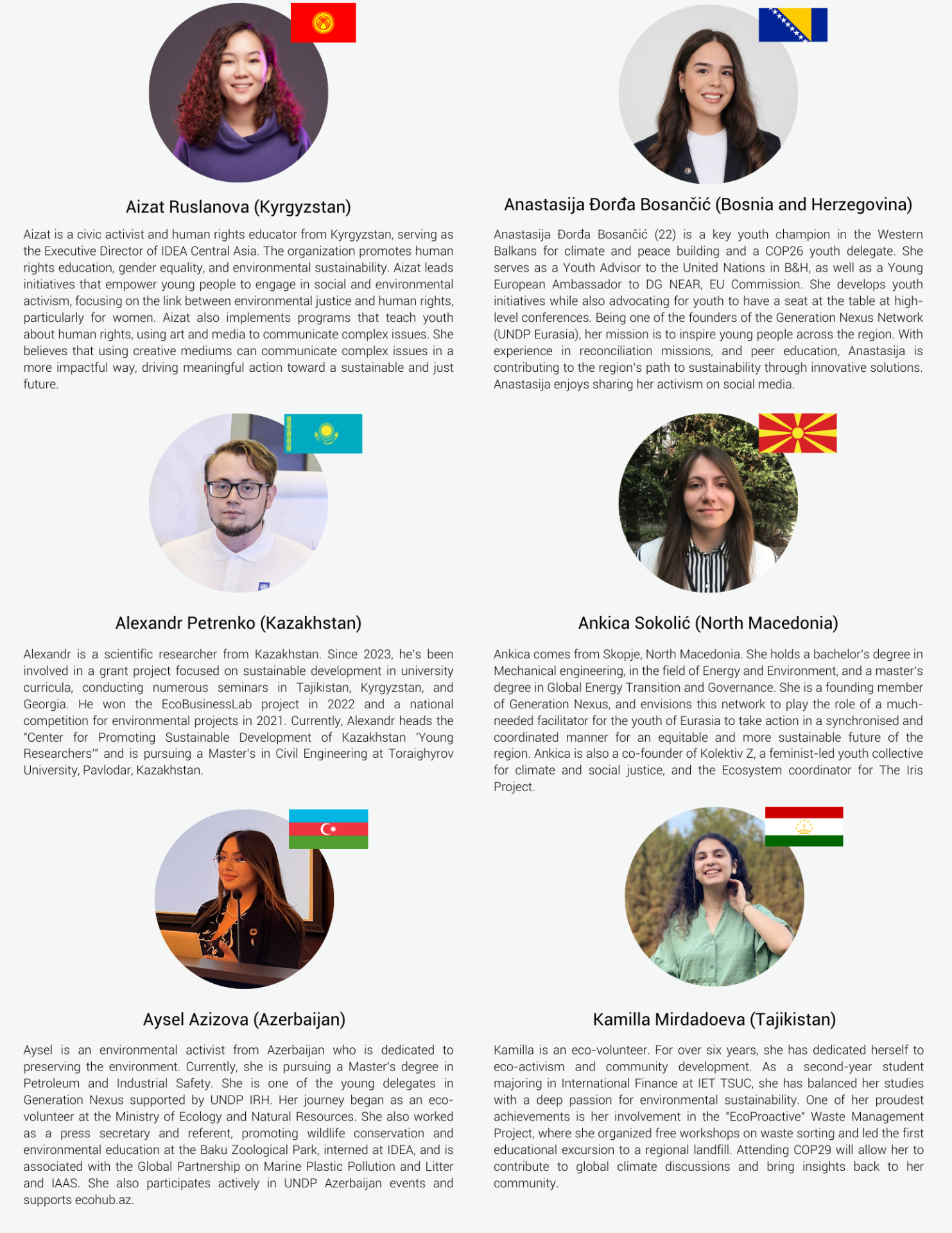 youth delegates