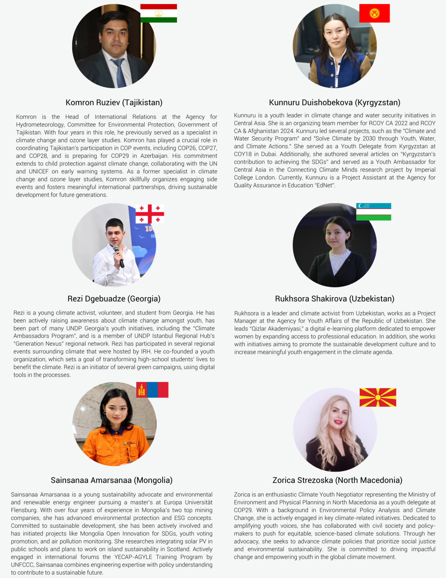 youth delegates