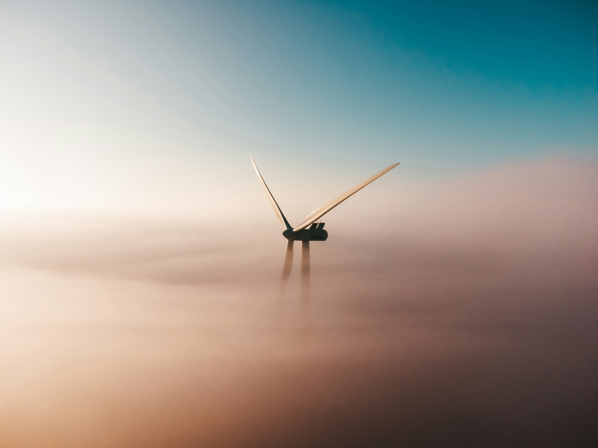 Windmill in the fog