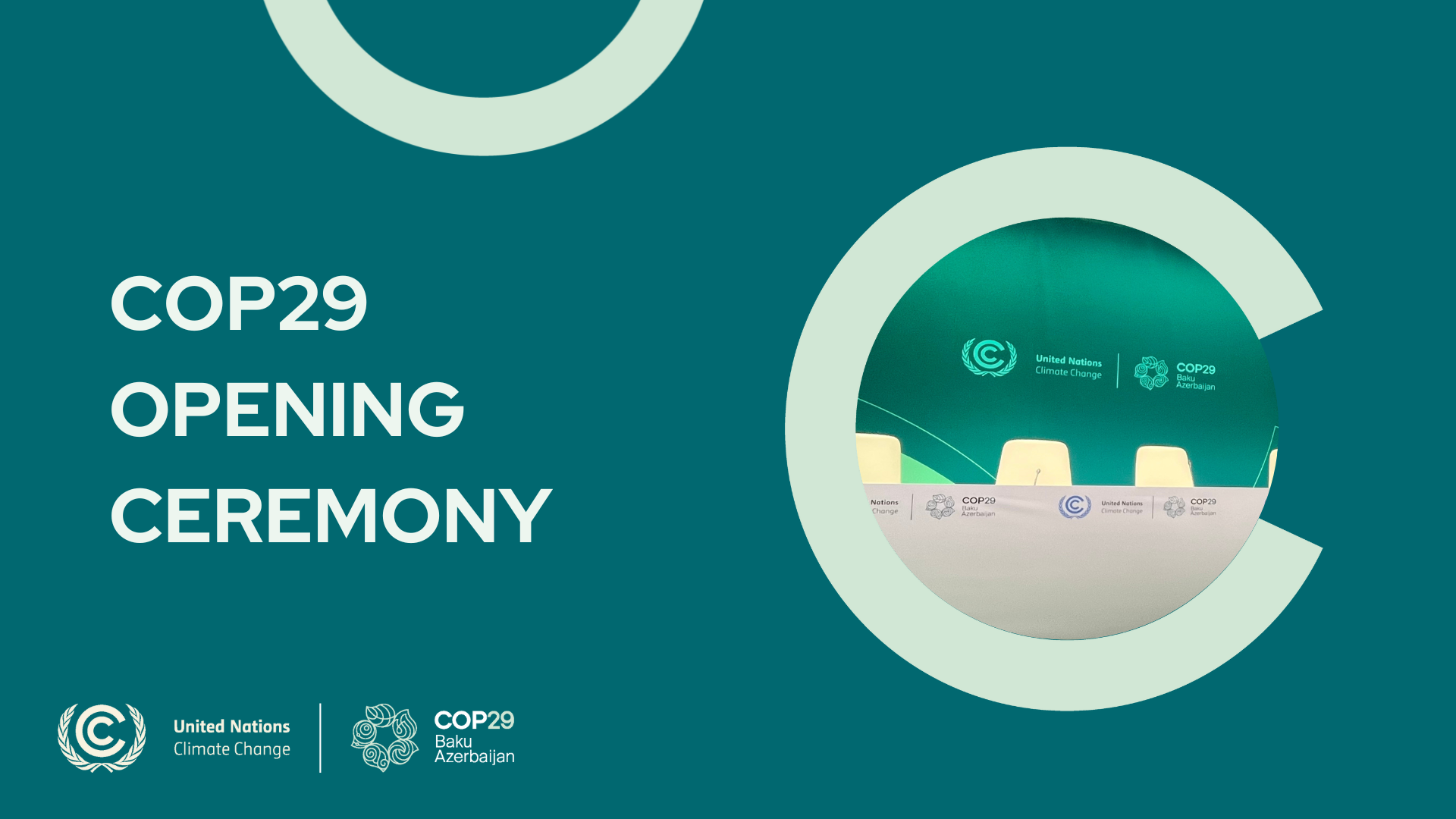 COP29 opening ceremony