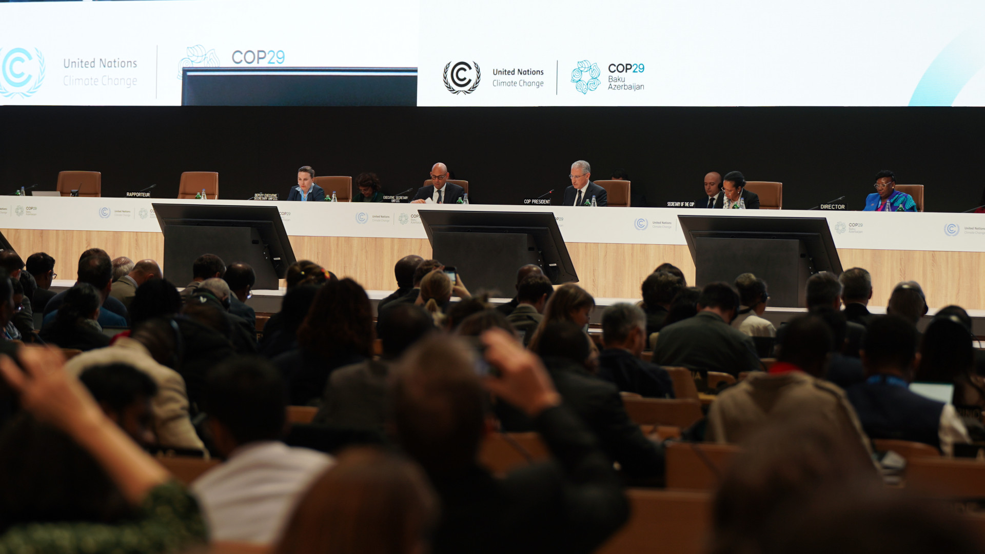 The closing plenary of COP29