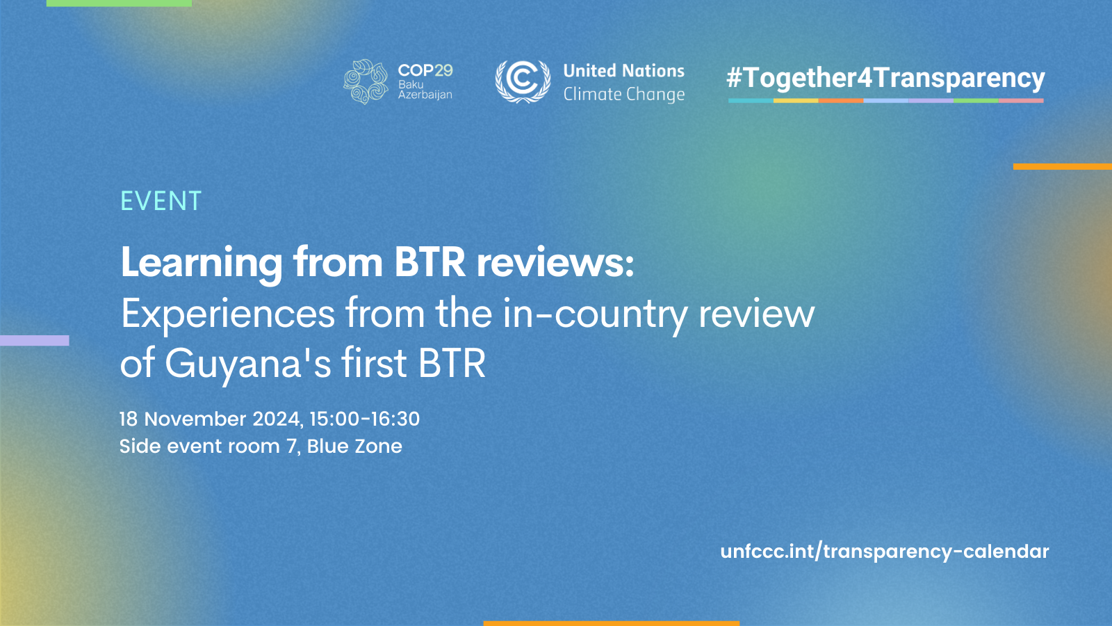 ICR Guyana side event banner