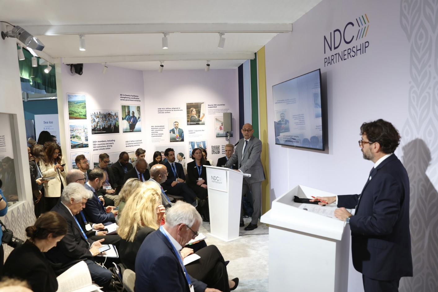 Simon Stiell at NDC Partnership event