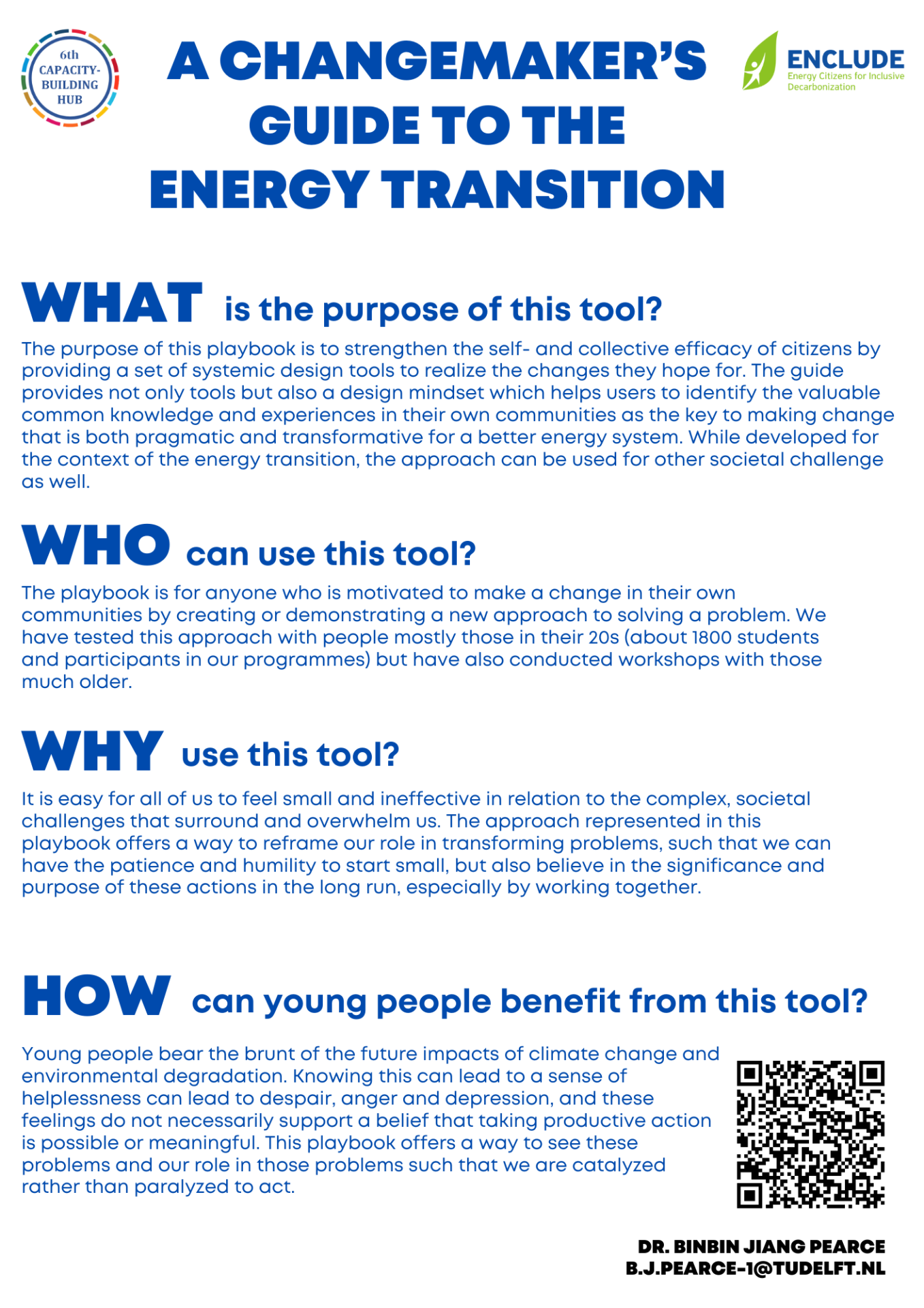 A changemaker's guide to the energy transition 
