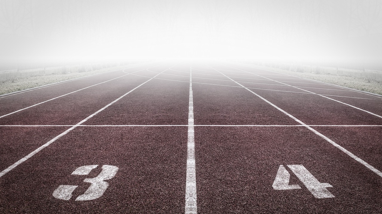 Sports running track