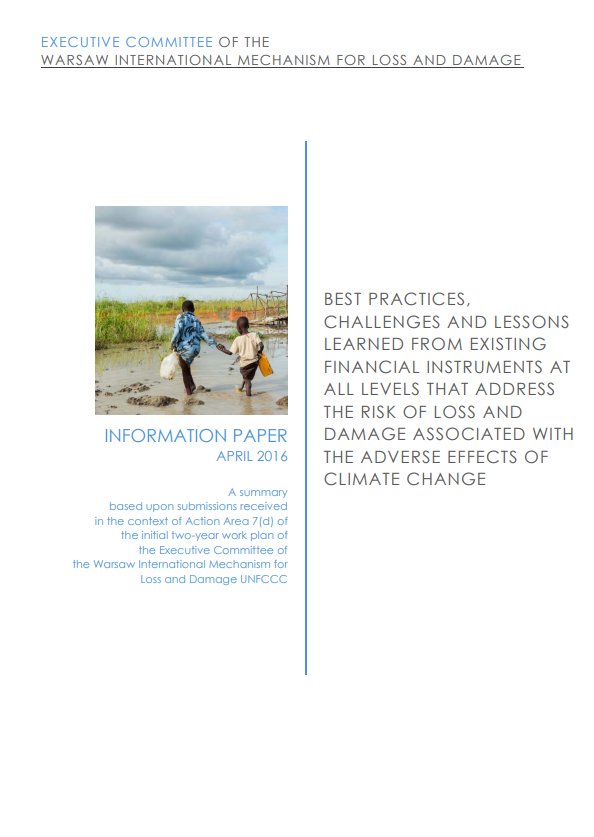 INFORMATION PAPER  APRIL 2016