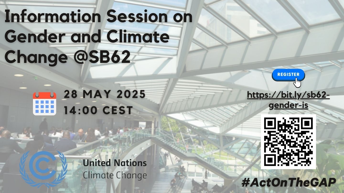 Information session gender at SB 62 - May 2025