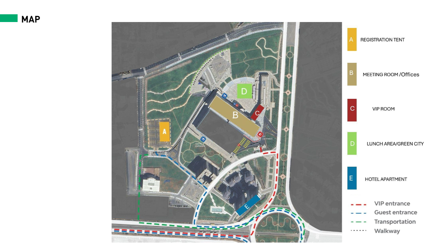 Map of the venue