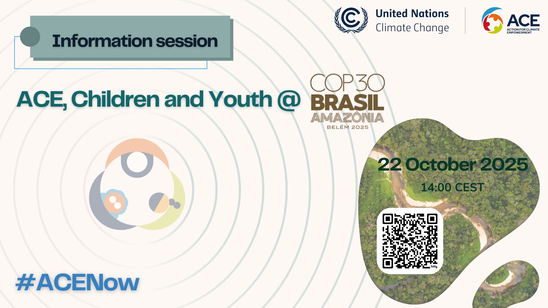 Information session on ACE, children and youth at COP 30