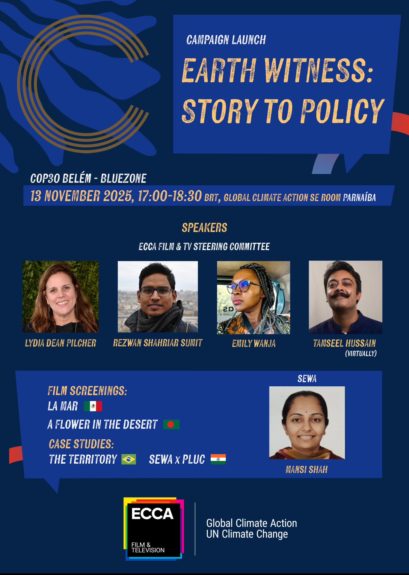 ECCA Film Screening - Earth Witness: from Story to Policy | UNFCCC