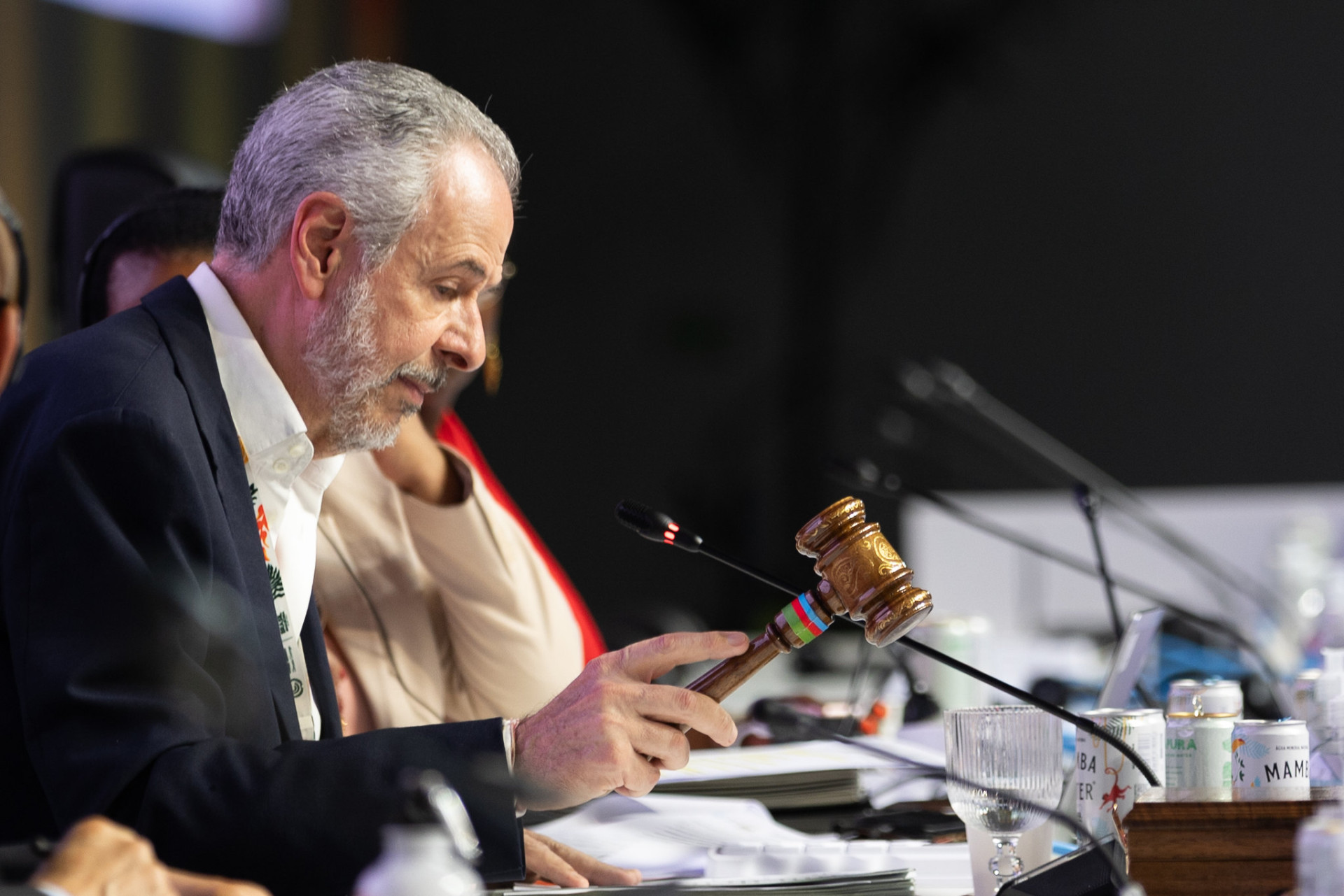 The final gavel at COP30 in Brazil.