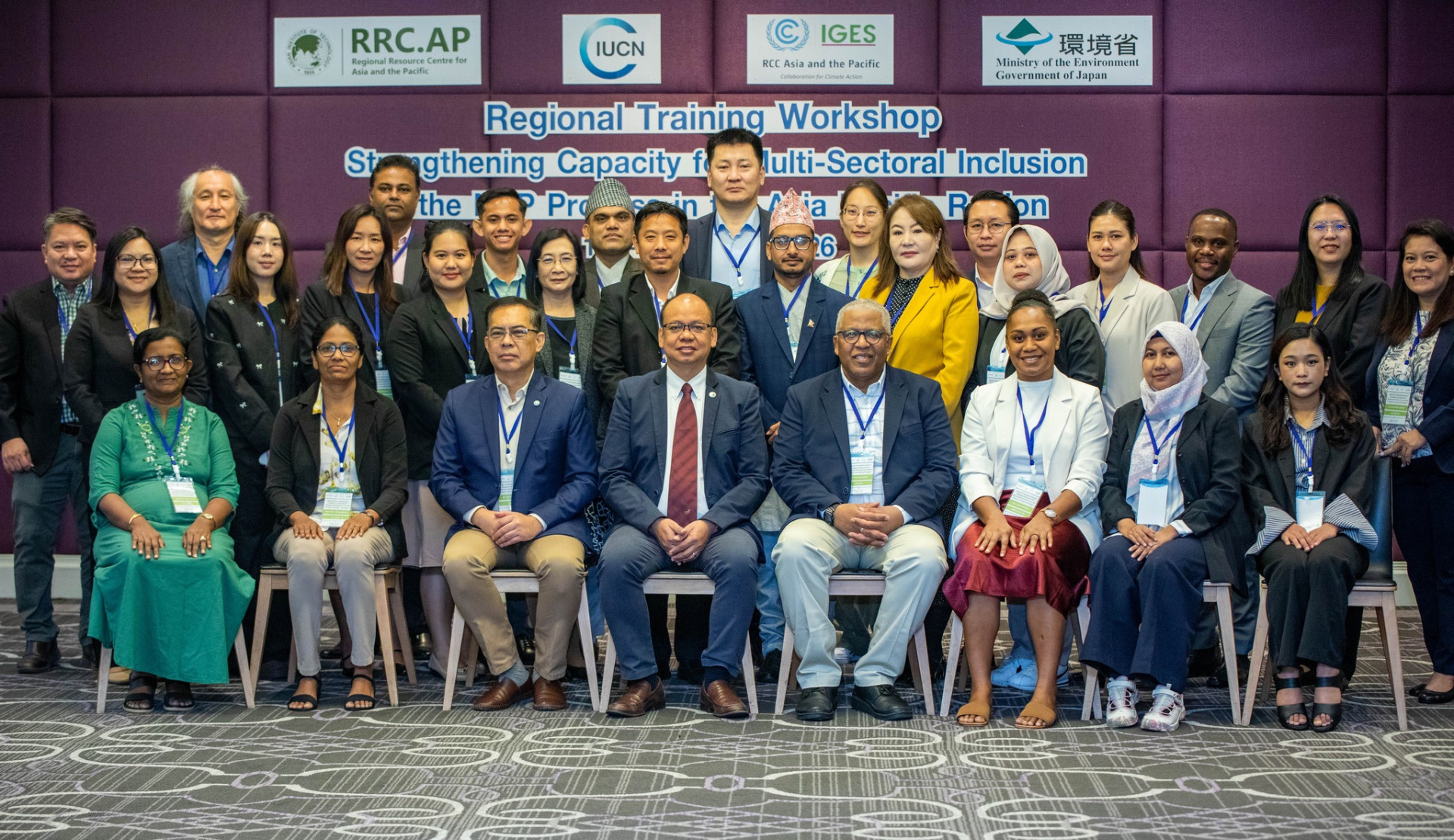 Family Photo participants in NAPs though NbS workshop in Bangkok, RCC Asia-Pacific