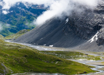 Fog on mountains