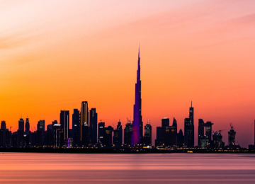Dubai silhouette