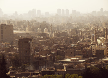 Aerial view of Cairo