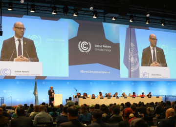 Closing plenary at the Bonn Climate Change Conference.