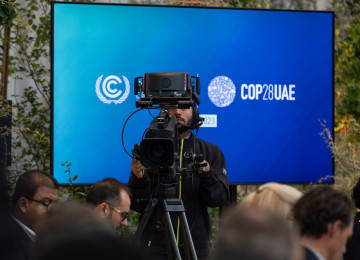 UNFCCC and COP28 press meeting. 