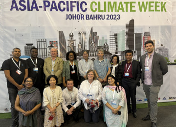 UN Climate Change staff during Transparency event at Asia-Pacific Climate Week.
