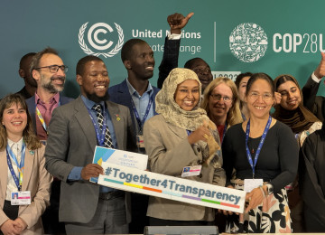 National transparency experts and UN Climate Change staff at #Together4Transparency event
