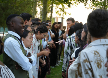 Climate Summer Camp participants in Baku, Azerbaijan.