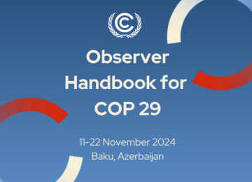 Observer Handbook for COP29