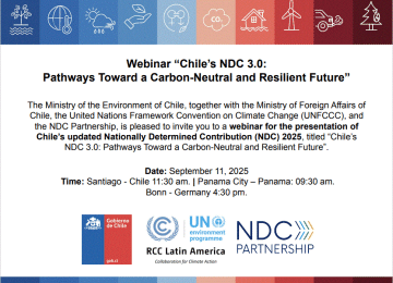 Webinar NDC 3.0 Chile flyer EN