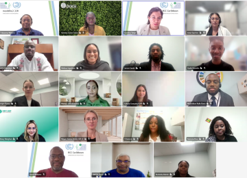 Group picture webinar CBT RCC Caribbean