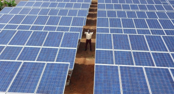 Solar panels in Mali