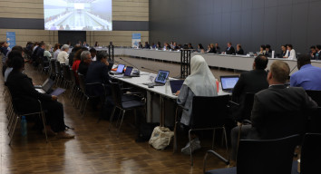 Party delegations participate in the Facilitative Sharing of Views (FSV) session during the Bonn UN Climate Change Conference in June 2023.