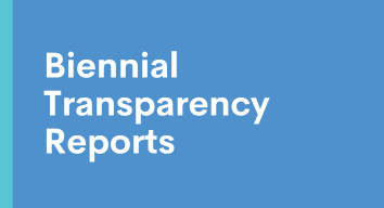 Biennial Transparency Reports card