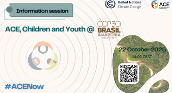 Information session on ACE, children and youth at COP 30
