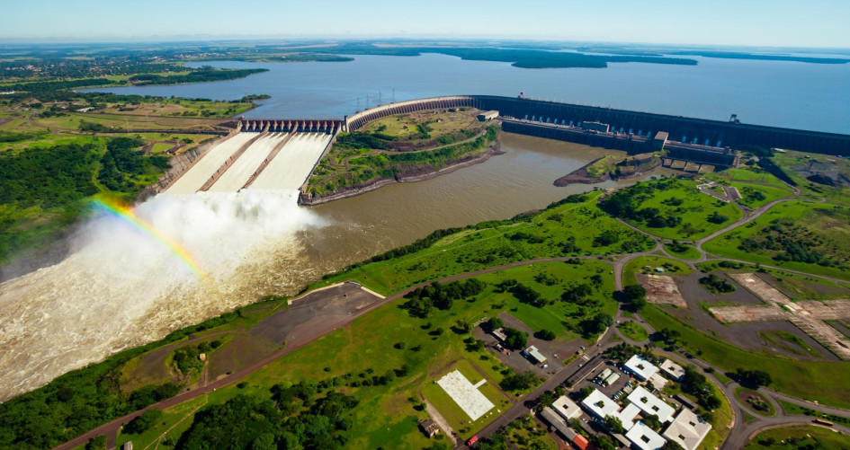 The Itaipu Dam is the world’s largest energy-producing hydroelectric plant