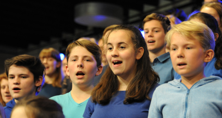 Children and Youth Choir of Theater Bonn during COP23 opening ceremony