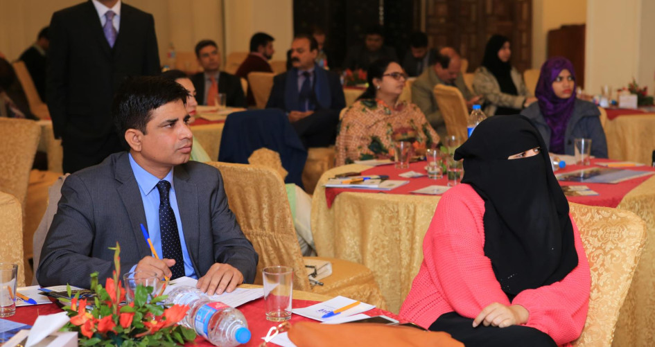 ICACA Pakistan participants at table